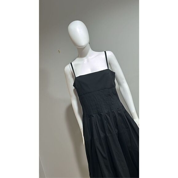 PROENZA Schouler Black Sleeveless Corset Midi Dress Size 8 MSRP $1190 current!!! - Picture 8 of 13